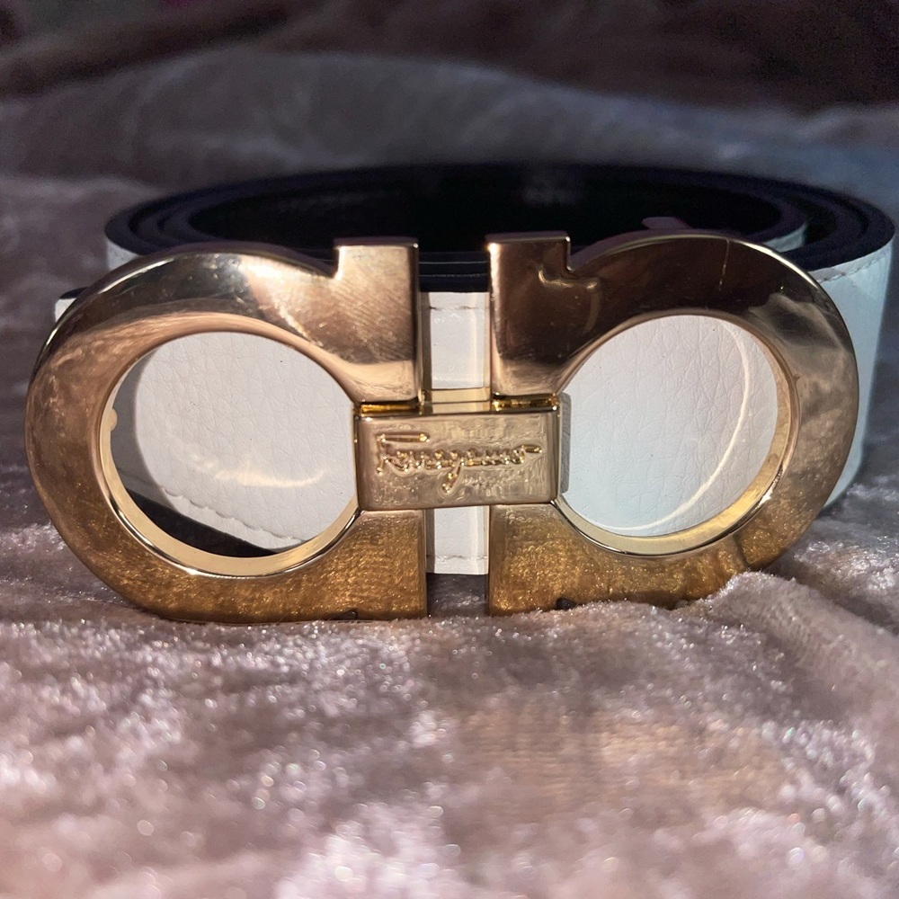 Ferragamo Reversible and Adjustable Gancini Belt